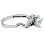 Złoty pierścionek 585 o szerokości 8.4mm