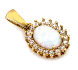 Złota przywieszka Markiza 585/14k