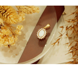 Złota przywieszka Markiza 585/14k