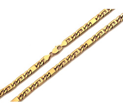 Złoty łańcuszek męski 8mm, 585/14k.