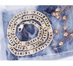 Złoty łańcuszek męski 8mm, 585/14k.