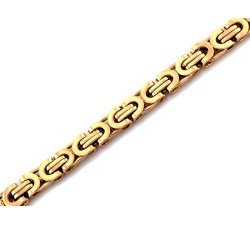 Złota bransoletka męska łańcuszkowa 375/9k 21 cm