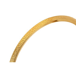 Złota bransoletka, błyszcząca, grecki wzór