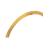 Złota bransoletka, błyszcząca, grecki wzór