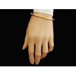 Złota bransoletka, błyszcząca, grecki wzór