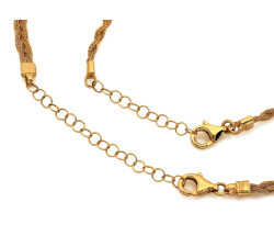 Złoty komplet biżuterii 585/14k naszyjnik + bransoletka