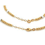 Złoty komplet biżuterii z opalem - elegancki na prezent