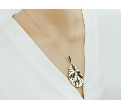 Złoty komplet z onyksami, na prezent