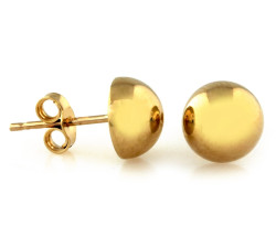 Złote kolczyki wkręty 585