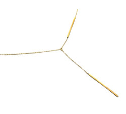 Złoty naszyjnik z regulowaną krawatką