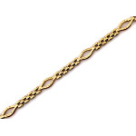 Złota bransoletka 375/9k 4.8mm szerokości