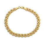 Złota bransoletka dmuchana na prezent