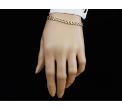 Złota bransoletka dmuchana na prezent