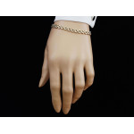 Złota bransoletka dmuchana na prezent