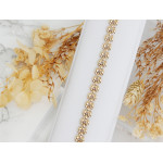 Złota bransoletka dmuchana na prezent