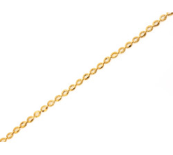 Złota bransoletka 375/9k, prosta elegancja na prezent