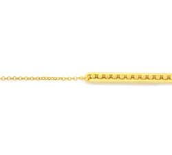 Złota bransoletka 585/14k, 3.5mm szerokości - Prezent