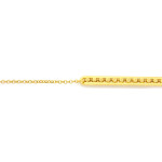 Złota bransoletka 585/14k, 3.5mm szerokości - Prezent