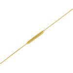 Złota bransoletka 585/14k, 3.5mm szerokości - Prezent
