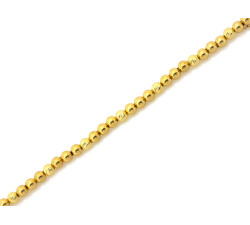 Złota bransoletka 585, szerokość 5mm, długość 19cm