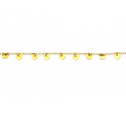 Złota bransoletka 6.3mm szerokości, dla kobiet