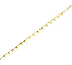 Złota bransoletka 6.3mm szerokości, dla kobiet
