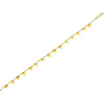 Złota bransoletka 6.3mm szerokości, dla kobiet