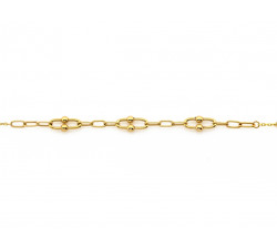 Złota bransoletka 375/9k 5.5mm szerokości