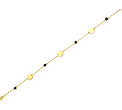 Złota bransoletka 375/9k, 19 cm.