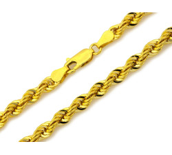 Złoty łańcuszek 60cm z próby 585/14k