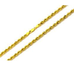 Złoty łańcuszek 60cm z próby 585/14k