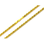 Złoty łańcuszek 60cm z próby 585/14k