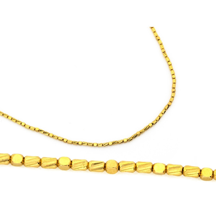 Złoty naszyjnik próba 585, waga 6.95g