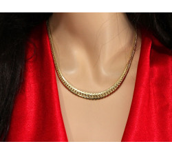 Złoty zestaw naszyjnik + bransoletka 585/14k na prezent