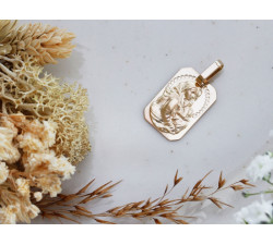 Złoty medalik dla kobiety i dzieci na prezent