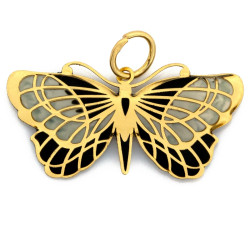 Złota przywieszka ze zwierzęcym motywem