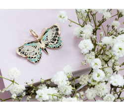 Złota przywieszka ze zwierzęcym motywem