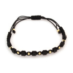 Złota bransoletka z cyrkoniami na prezent