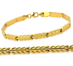 Złota bransoletka dla kobiet 5.2mm