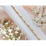 Złota bransoletka dla kobiet 5.2mm
