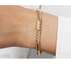 Złota bransoletka dla kobiet 5.2mm