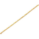 Złota bransoletka 375/9k, elegancki elementowy wzór