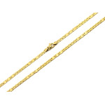 Złoty łańcuszek elementowy pełny