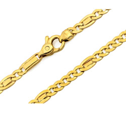 Gruby złoty łańcuch oryginalna pancerka uniwersalny