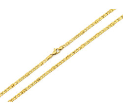 Gruby złoty łańcuch oryginalna pancerka uniwersalny