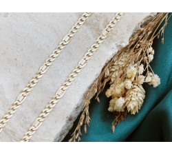 Gruby złoty łańcuch oryginalna pancerka uniwersalny