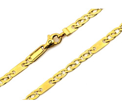 Złoty łańcuszek pełny dla mężczyzny i kobiety