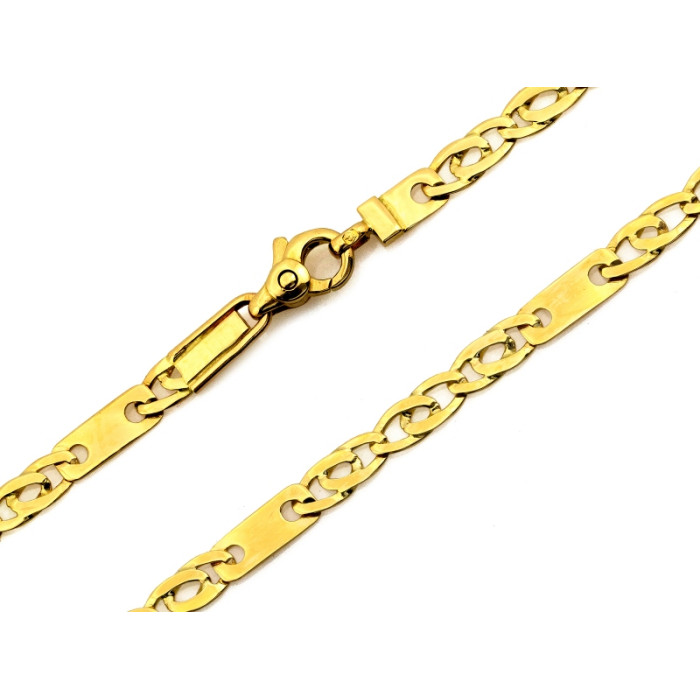 Złoty łańcuszek pełny dla mężczyzny i kobiety