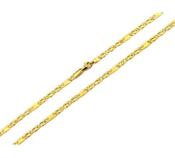 Złoty łańcuszek pełny dla mężczyzny i kobiety