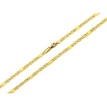 Złoty łańcuszek pełny dla mężczyzny i kobiety